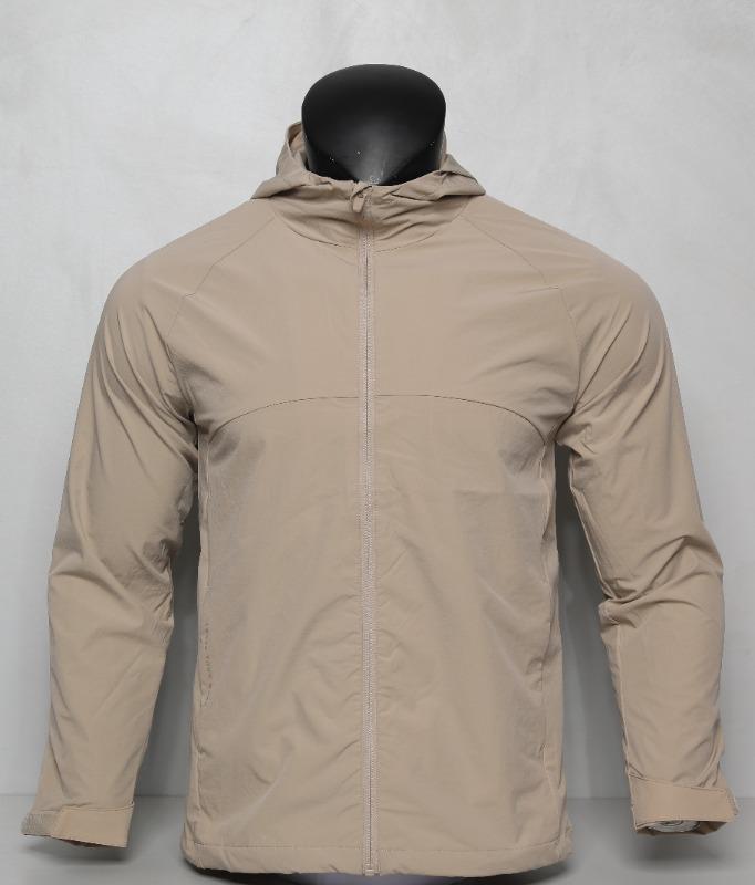 WOVEN JACKET WITH HOOD