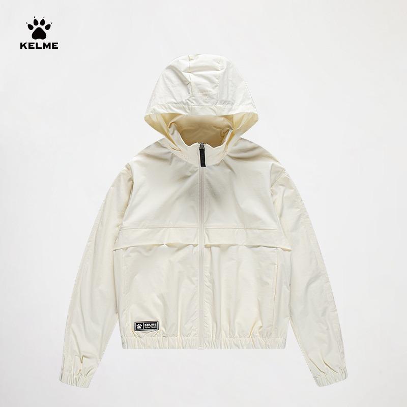 WOVEN JACKET WITH HOOD